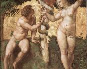 Stanza della Segnatura, Adam and Eve - 拉斐尔